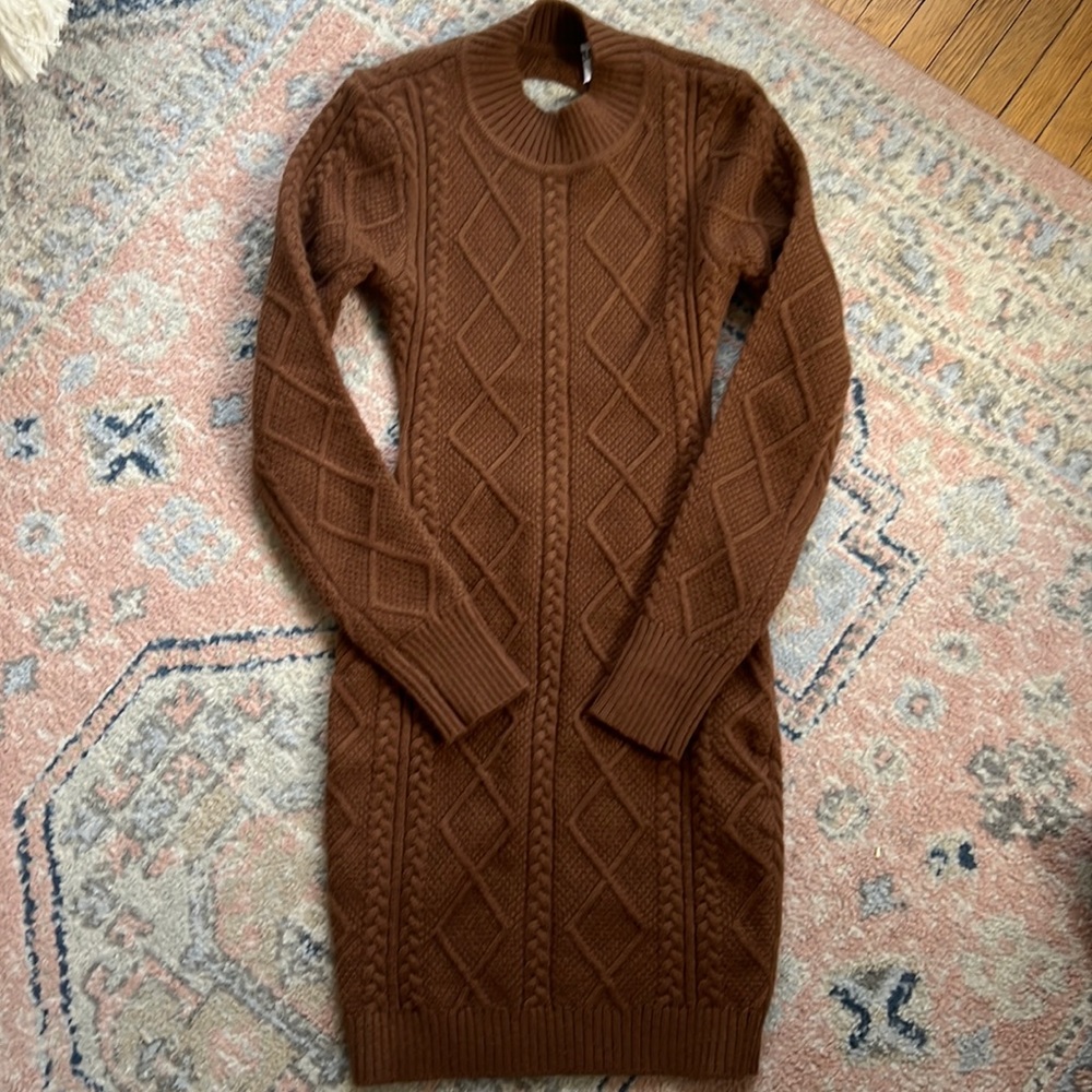 princess polly brown dress size M/L